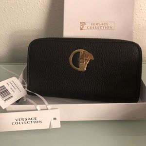 Versace zipper wallet